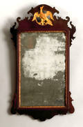 Chippendale mahogany looking glass late 18th c