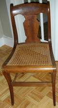 090288 AMERICAN WALNUT CHAIRS SET OF FOUR