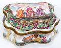 081350 CAPO DI MONTE STYLE FRENCH PORCELAIN BOX