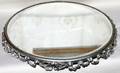 071343 FRENCH STYLE SILVERPLATE PLATEAU MIRROR