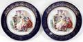 071334 DRESDEN PORCELAIN PLATES VENUS CUPID THREE