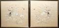 062238 CHINESE FRAMED EMBROIDERIES C1916 PAIR
