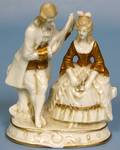 063529 CAPO DI MONTE PORCELAIN VICTORIAN COUPLE H4