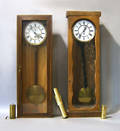 Two wall clocks