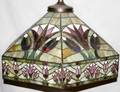 042206 ART GLASS HANGING SHADE H15 W25