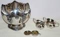 091355 SILVER PLATE GROUPING FOUR PIECES