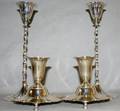 091353 AMERICAN STERLING SILVER CANDLESTICKS
