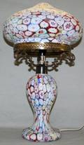 090348 MILLE FLEUR ITALIAN GLASS LAMP H165 DIA95