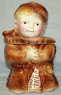 090328 AMERICAN POTTERY DAVY CROCKETT COOKIE JAR