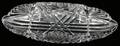 081409 BRILLIANT PERIOD CUT GLASS CELERY BOAT