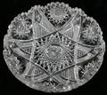 081399 BRILLIANT PERIOD CUT GLASS DISH C1900 H2