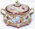 080293 NIPPON PORCELAIN COVERED DISH C1900 H4 W8