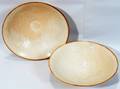 072265 JAPANESE THIN PORCELAIN BOWLS WFLORAL MOTIF