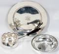 071359 STERLING SILVER DISHES  BOWL MID 20TH C