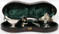 071348 GORHAM SILVER OPEN SALTS WSPOONS C1865