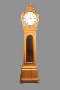 Scottish Drumhead Oak Tall Case Clock