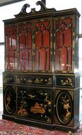 061344 CHINOISERIE STYLE BREAKFRONT C1940 H84