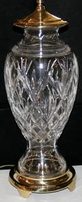 061334 WATERFORD CRYSTAL TABLE LAMP H1634