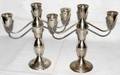 060360 DUCHIN STERLING SILVER CONVERTIBLE CANDELABRA