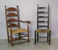New England ladderback armchair