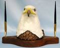 063139 BOEHM BISQUE FIGURE EAGLE HEAD PEN STAND