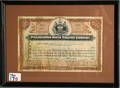 Four stock certificates for the Philadelphia Traction Co