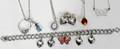 050334 CHAINS WPENDANTS BRACELET EARRINGS