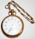 091424 WALTHAM GOLD FILLED POCKET WATCH