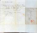090386 US 1846 STAMPLESS COVER LETTER TIED BY NY