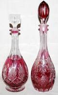 090372 CRANBERRYTOCLEAR GLASS WINE DECANTERS