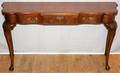081455 QUEEN ANNE STYLE WALNUT CONSOLE C1980 H31