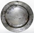 081436 PEWTER DISH 1812 DIA95