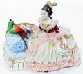 080331 GERMAN DRESDEN PORCELAIN FIGURINE C1930