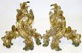 072289 BRONZE SMALL CHENETS WACANTHUS MOTIF PAIR