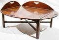 062290 CHINESE MAHOGANY TRAY TOP COFFEE TABLE