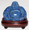 061397 CHINESE CARVED LAPIS FIGURE OF HOTEI H15