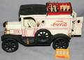 060385 COCACOLA METAL DELIVERY TRUCK WMINI BOTTLES