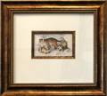 063608 3 ANTIQUE PRINTS FOXES BY LIZARS C1820