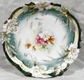 052336 RS PRUSSIA HANDPAINTED PORCELAIN CAKE PLATE