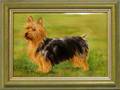 082341 LORRAINE ATKINSON ENGLISH TERRIER PLAQUE