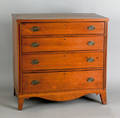 Pennsylvania Federal walnut chest of drawers ca 1800