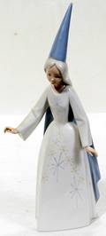 072344 LLARDO PORCELAIN FIGURINE FAIRY GOD MOTHER