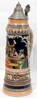 071466 MARZI  REMY GERMAN POTTERY STEIN 20TH C