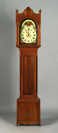 Berks County Pennsylvania Federal cherry tall case clock ca 1815