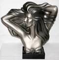 060444 ART DECO STYLE CERAMIC SCULPTURE 1989 H20