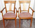 060414 GRANGE MAPLE ARMCHAIRS FIVE H37