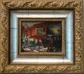 063657 S LEE OIL ON BOARD FORMAL DINING ROOM