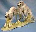 063246 LORENZ HUTCHENREUTHER PORCELAIN WHIPPETS