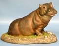 063226 KAZMAR BISQUE FIGURE OF A HIPPO H6 L9