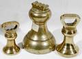 051457 ENGLISH BRASS WEIGHTS THREE H355 3
